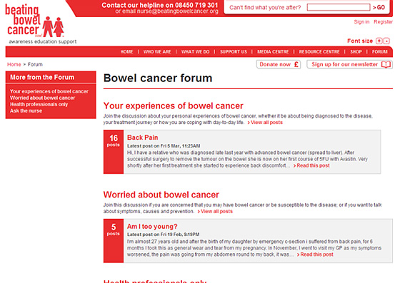 An introduction to the issue of bowel cancer